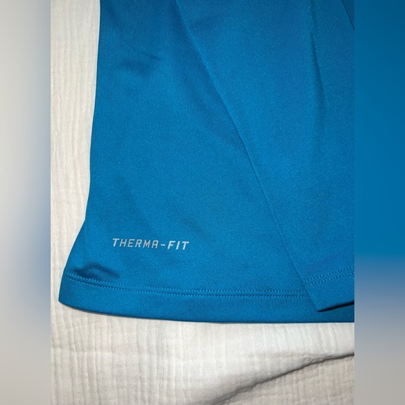 Nike Pro Combat Therma-FIT Dri-FIT Long Sleeve Shirt Blue Size M | EUC - Picture 3 of 12